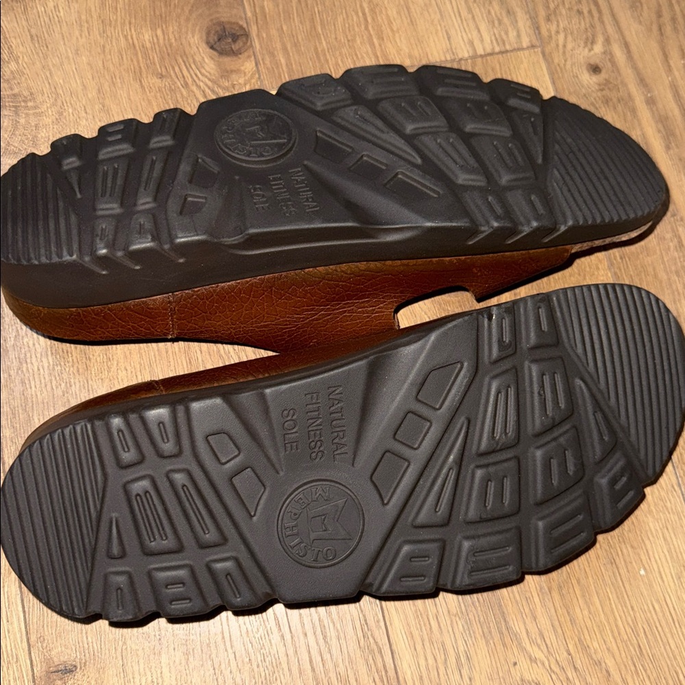 NEW MEPHISTO Men Zonder Sandal Tan Grain Leather NWT Sz 11 US / 45 EU Portugal - Picture 6 of 6